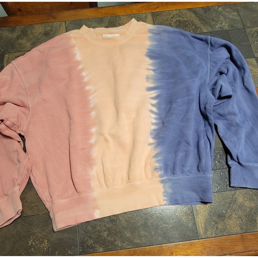 Spiritual Gangster Universe Hailey Tie Dye French Terry Sweatshirt Womens Size L - Picture 3 of 7